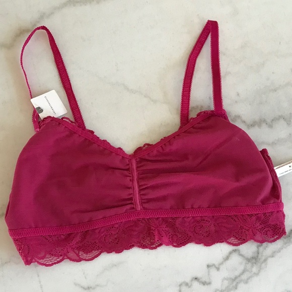 NWT ANTHROPOLOGIE RASPBERRY LACE LOUNGE BARLETTE - Picture 7 of 12